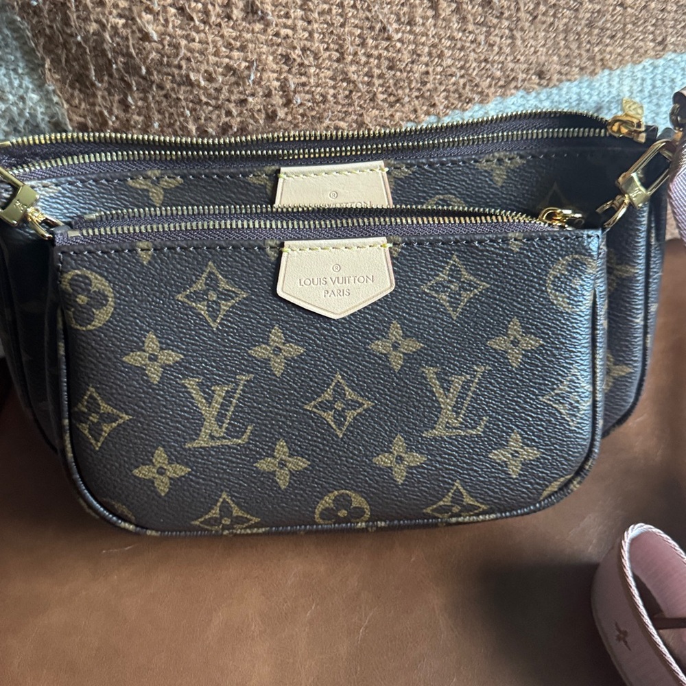 Multi Pochette Canvas shoulder bag - Picture 2 of 6